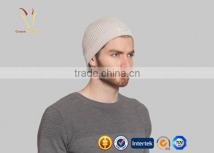 Classic Mens Cashmere Caps Cashmere Beanie Caps for Men