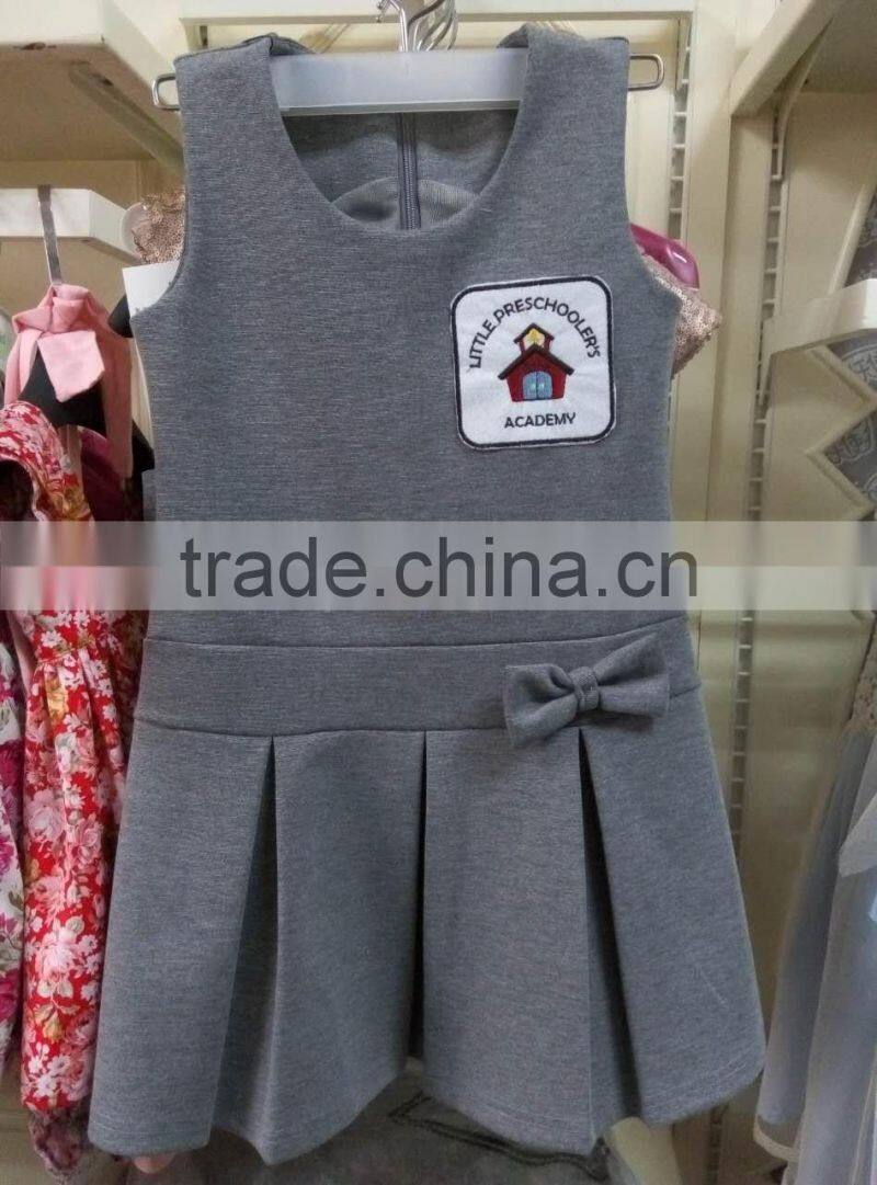 OEM high quality children's school uniform 100% cotton fabric for gold polo shirt