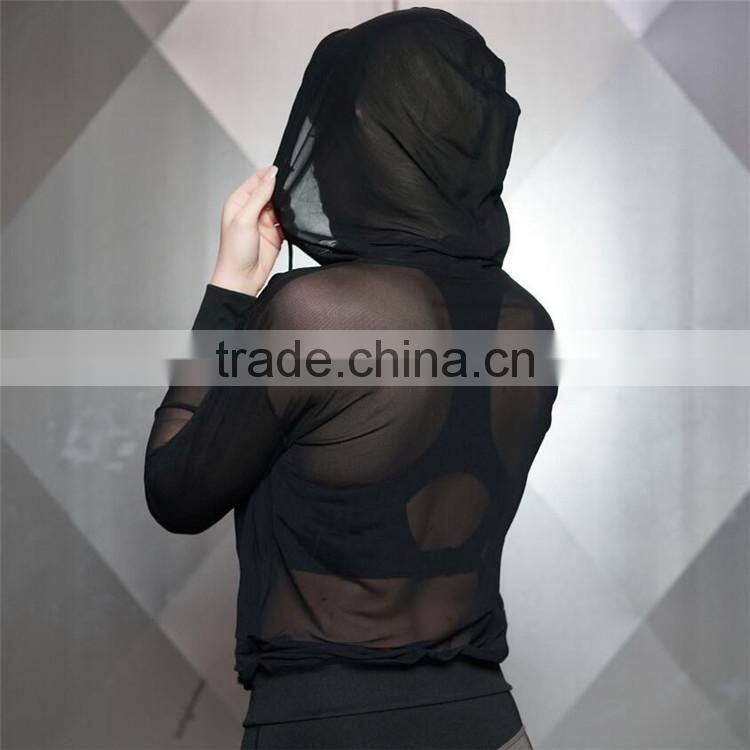 In the Gym mesh long sleeve custom mesh t shirt for women from china suppliers
