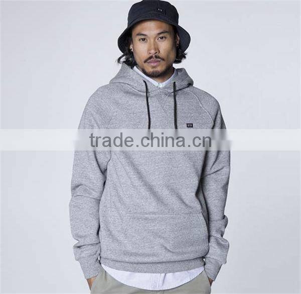 2014 mens blank new design pullover wholesale plain black hoodies