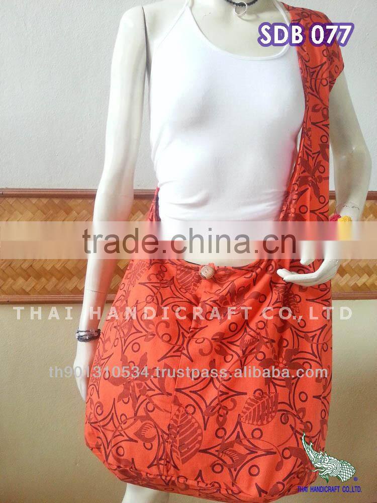 Thai Large Cotton Shoulder Hippie Boho Sling Crossbody Yaam