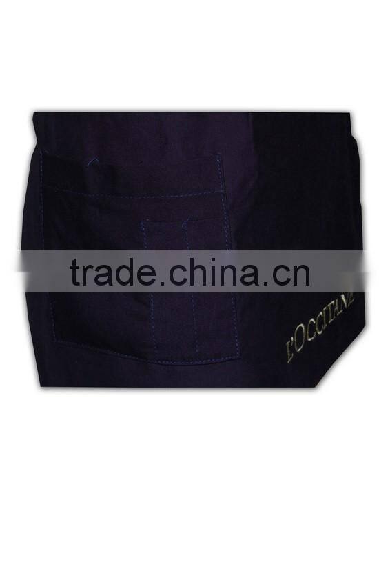 2015 design wholesale promotional solid color disposable apron