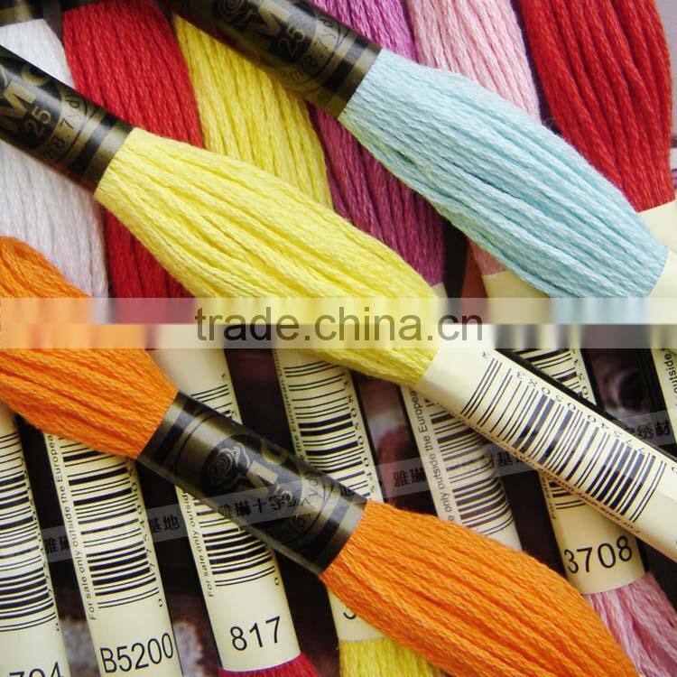 Thred sewing cotton embroidery yarns cross stitch materials