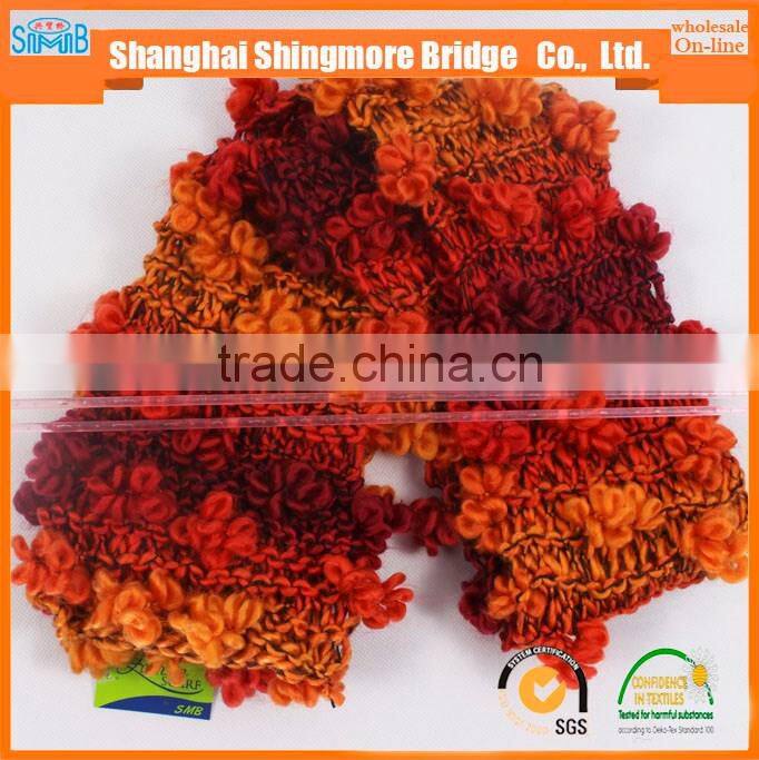 2016 new fashion yarn supplier hot wholesale acrylic flowers knitting yarns for summer new fashion