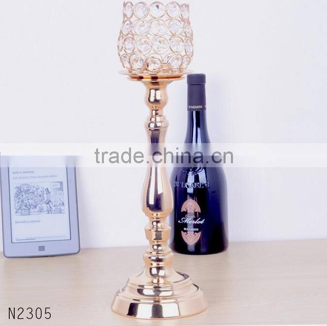 Hot Sale Wedding favor antique crystal candle holder for table centerpiece wholesale like