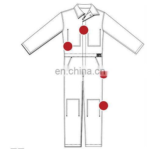 China Factory Fireproof anti-static pilot coverall air force coverall