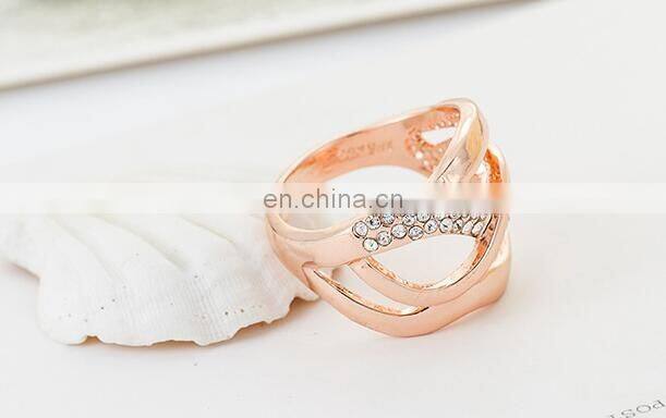 White gold plated Rings women wedding engagement rings fashion CZ Diamond vintage jewelry