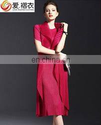 2017 Elegant Women clothes Fake two pieces bandage dress with lace design