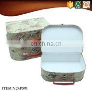 Cheap Old Fashioned Style Suitcases with London Pattern