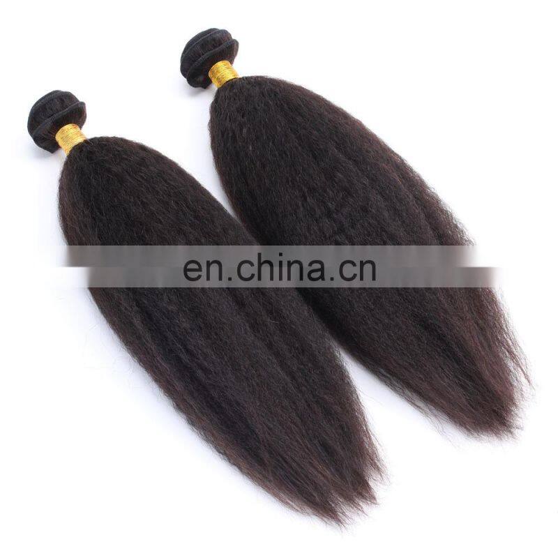 kinky straight wholesale virgin human hair extensions indian