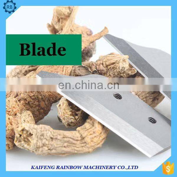 High efficiency medicine slicer machine herbal processing machine for tobacco herbal cutting chipping slicing and flaking
