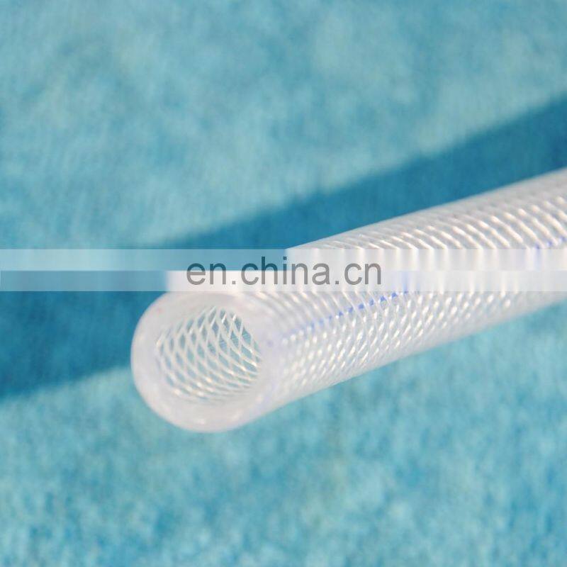 Cixi Jinguan 10mm Food Grade Flexible Clear PVC Braided Potable Water Hose Pipe,Soft Clear Fiber Reinforced PVC Water Hose Tube