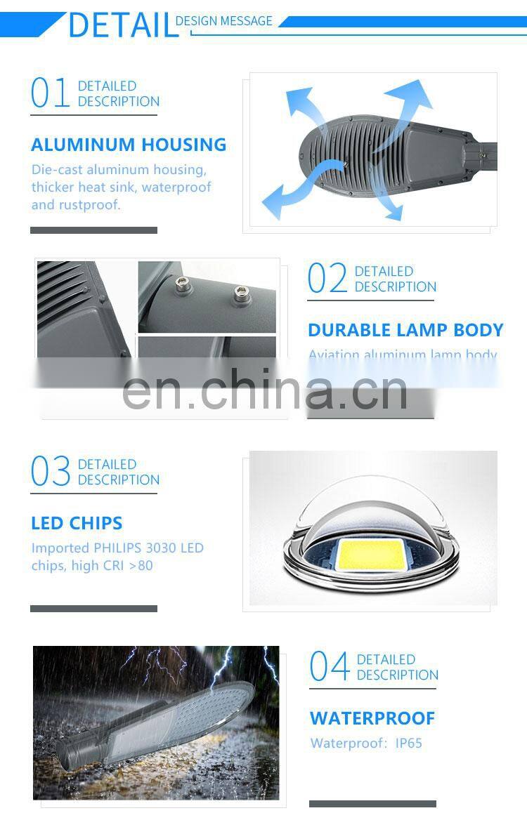 Professional lighting 60 watt led street lamp