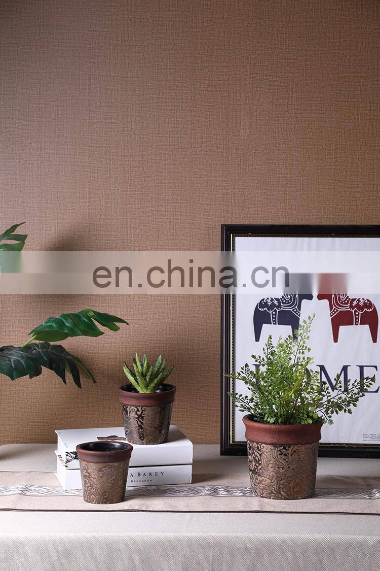 Latest arrival garden succulent planter custom logo cheap antique porcelain flower pots for home