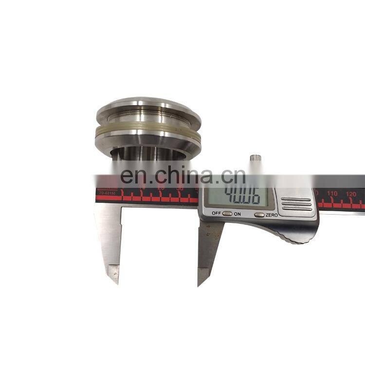 Sliding shower door finger pull handle in brushed nickel finish