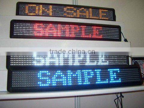 led moving sign board