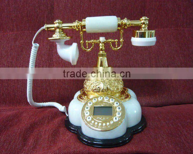 Antique Wooden Phone , Classical Wooden Style Telephone