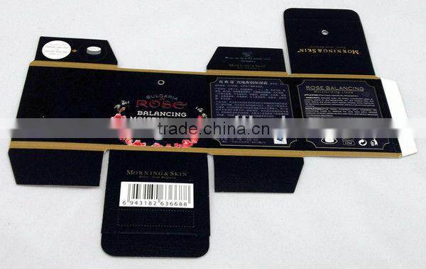 black special design paper box