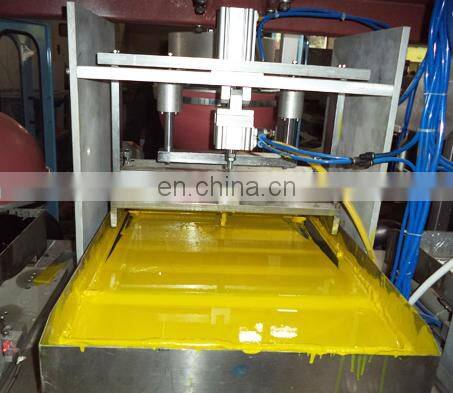 Round atumetic tampo pad printing machine for inflated soccer pvc ball big logo
