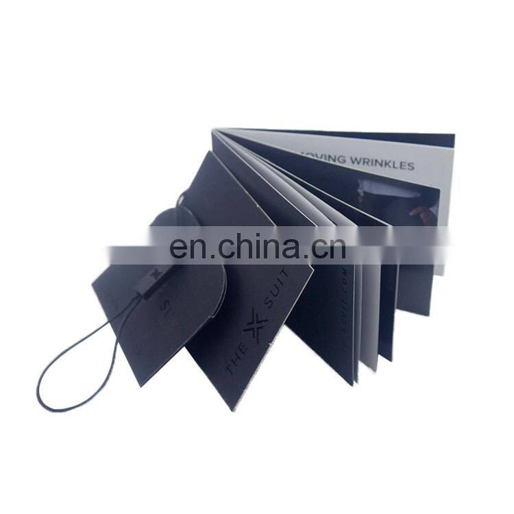 Wholesale Custom Design Printing Name Logo Paper card recycled Garment Hangtag Labels embossed hang tag