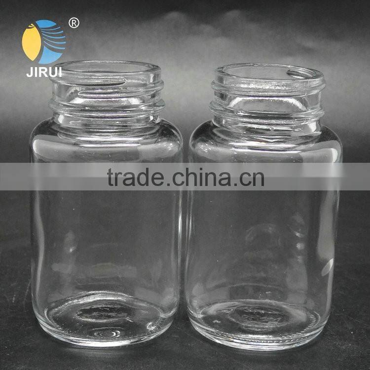 wholesale 100ml high quality food grade glass pill table bottle