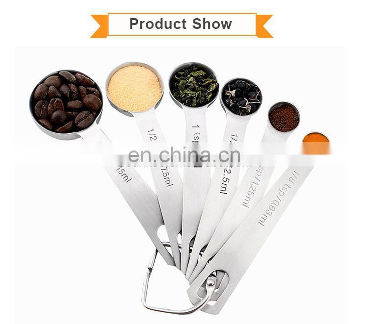 Kitchen Tool stainless steel measuring cups and spoons