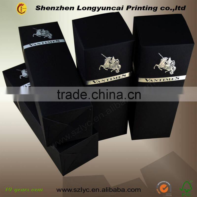 2015 new design high quality color cardboard paper box for candle