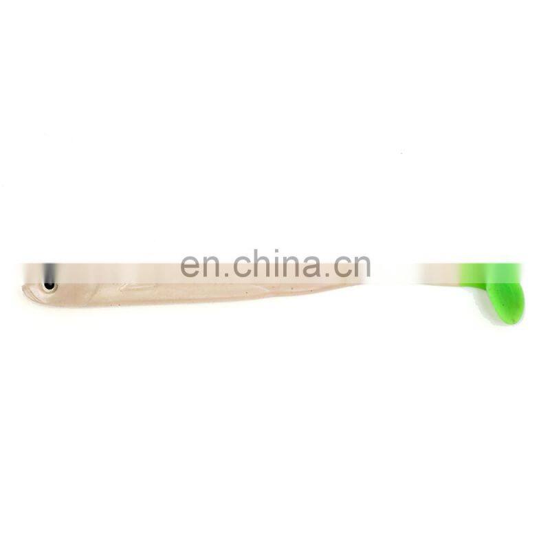 JOHNCOO 14.5cm 13g Saltwater Fishing Lure Shad Soft Bait 3D Eyes Silicone Artificial Fish Bait Soft Plastic Lure 3pcs/bag