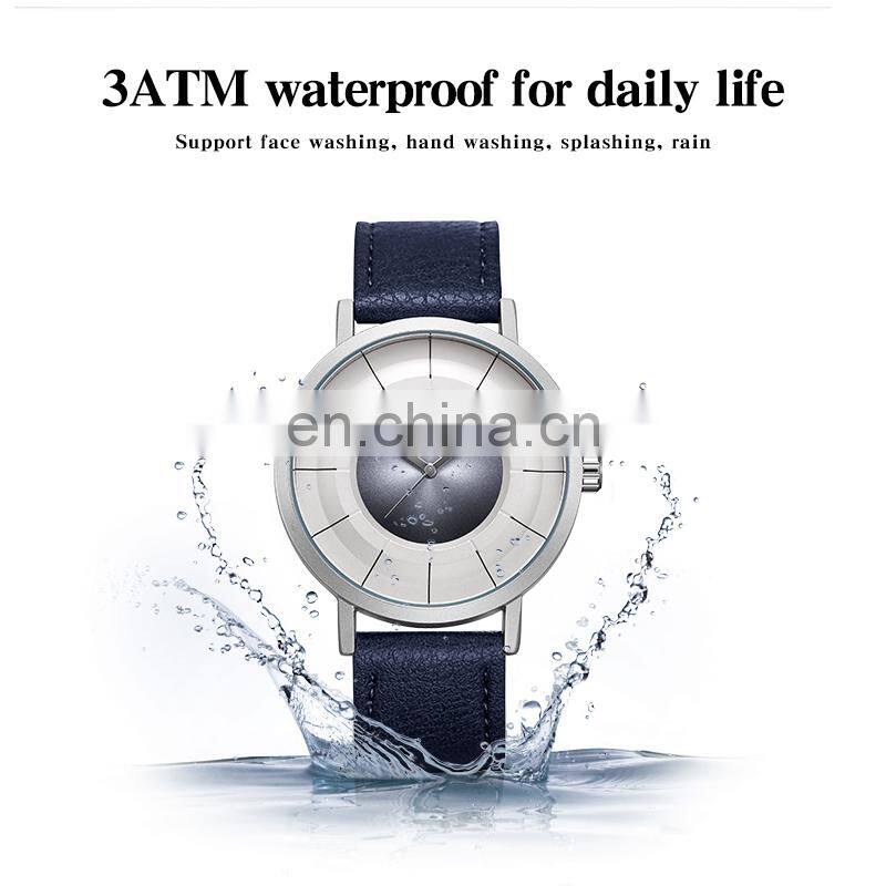 SHENGKE Dropshipping Men Blue Gray Black Leather Watches Luxury Male Sport Rome Watches Gift Christmas