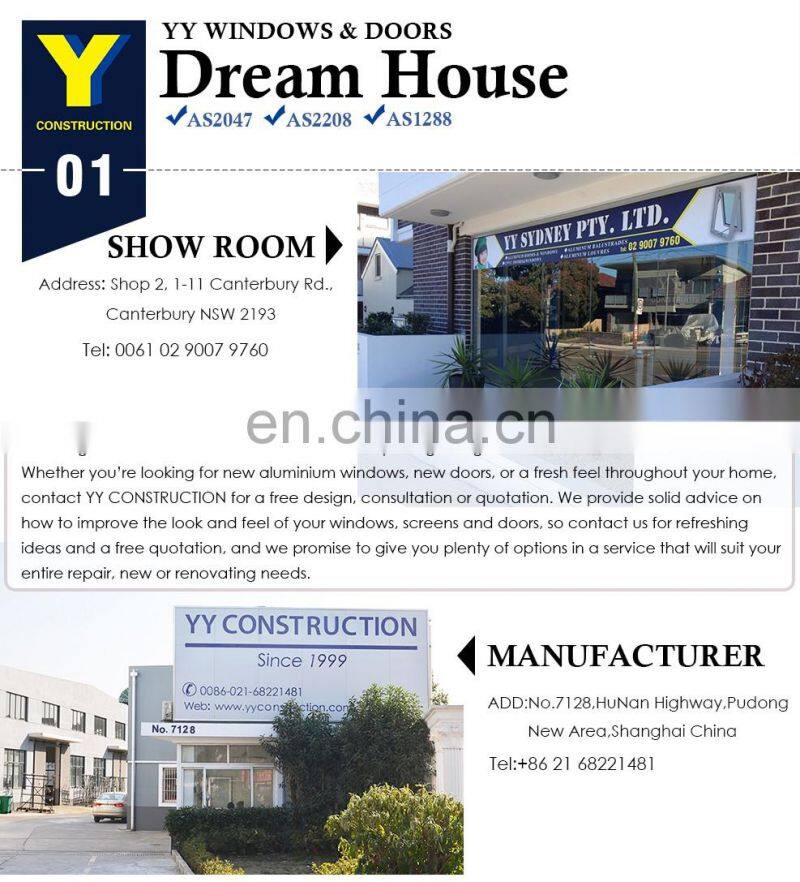 Aluminium fixed panel window against hurricanes in North America