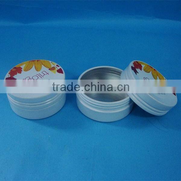 150ml packaging aluminum jar with hot printing