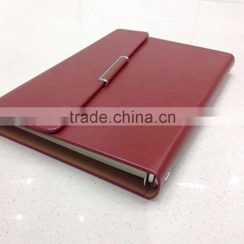 A6 size white paper notebook