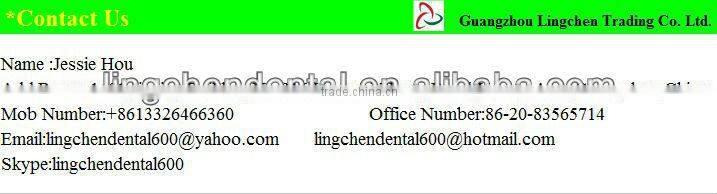 resin teeth jaw model