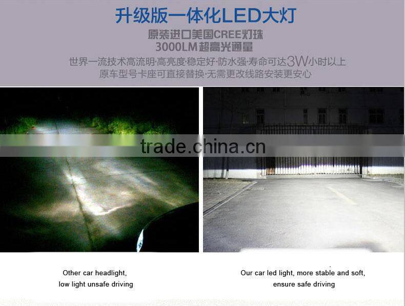 2015 Good sales ETI 9006 led car headlight 30w factory price MOQ 1 set