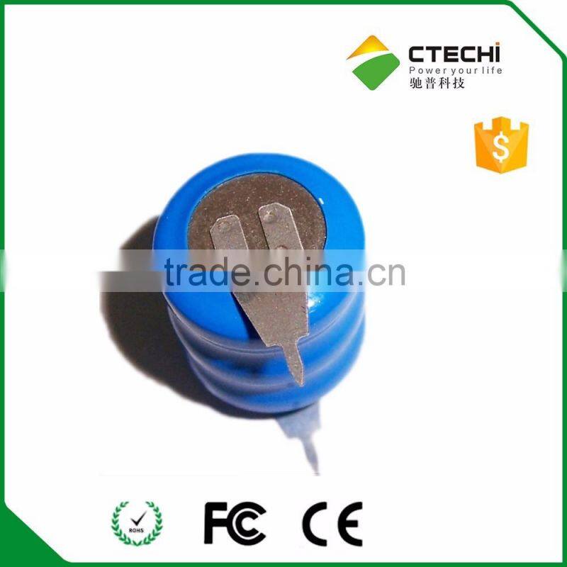 60K 3.6V 60mAh rechargeable nicd button cells battery pack