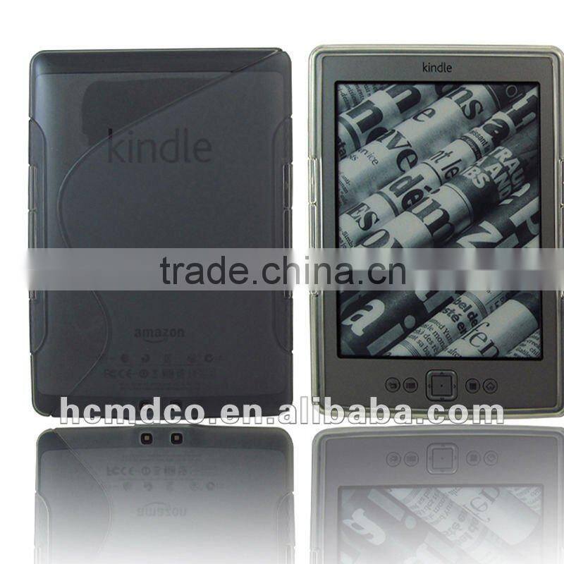 TPU soft cell phone accessories For Amazon Kindle 4 Streamline S Type TPU Case