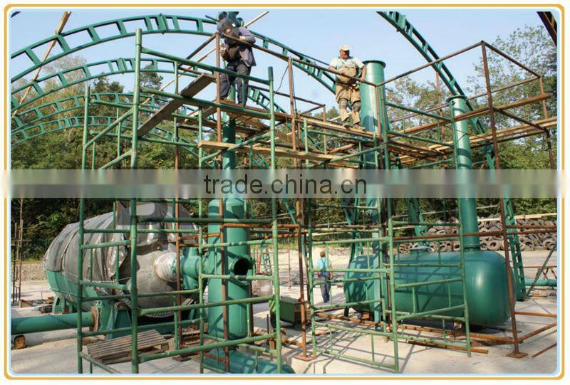 2015 newest waste tyre recycling to fuel plant for sale