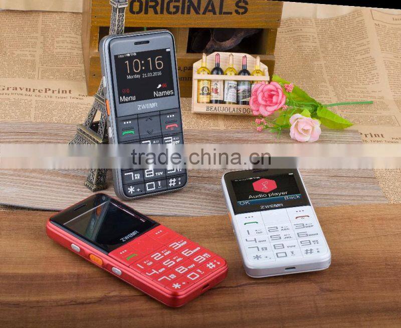 SOS senior phone healthy care GSM senior people with heart rate monitor products for the elderly