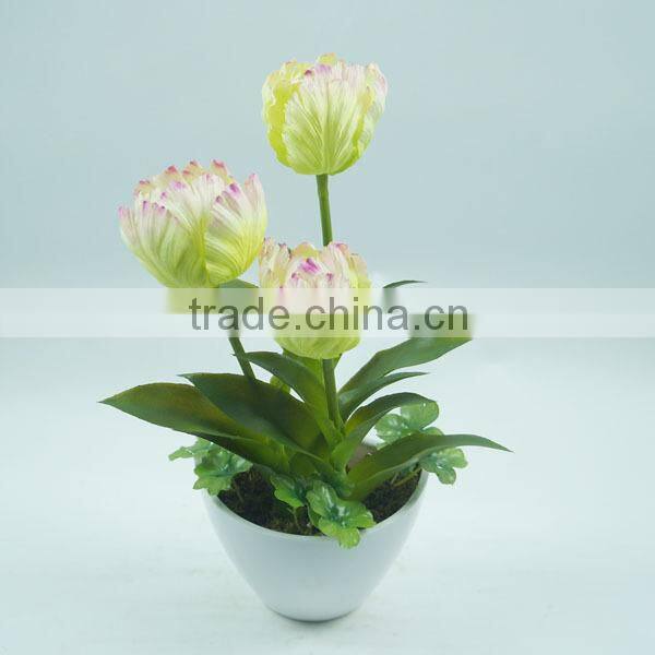 Wall decoration artificial flower /wholesale tulip flower indoor home decoration