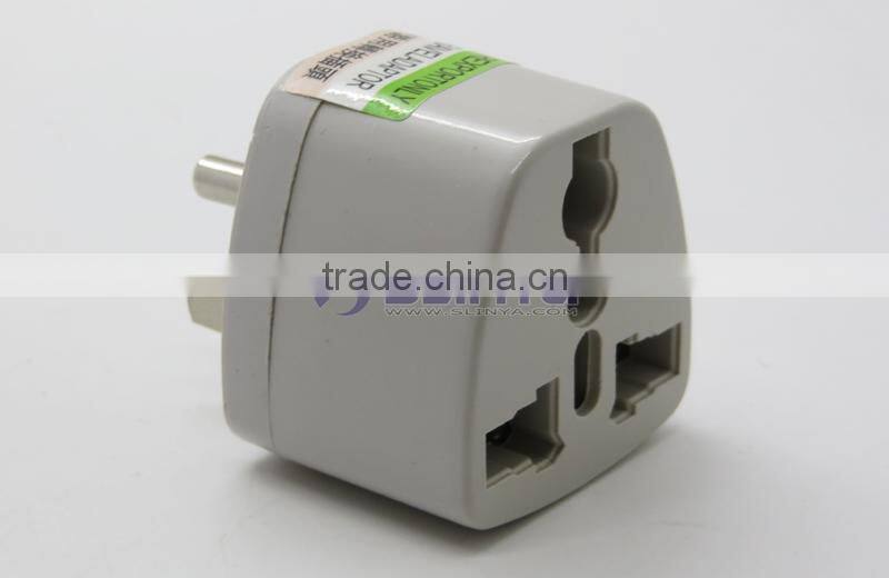 Manufacturer directly supply Universal to USA Plug Adapter with Ground Plug, 3 pin Universal AC USA Travel Adapter