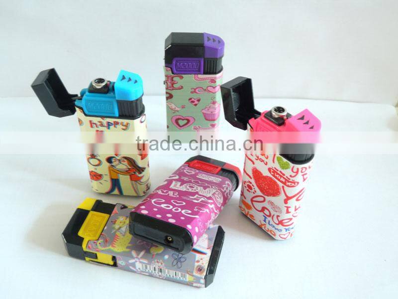 customized picture refillable electronic plastic lighter