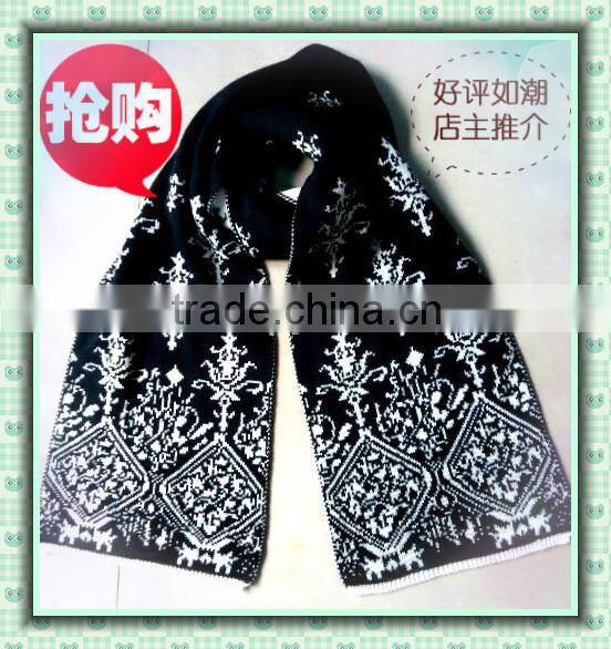 2013 Winter Hot Selling Long Fashion Lady Knit Scarf