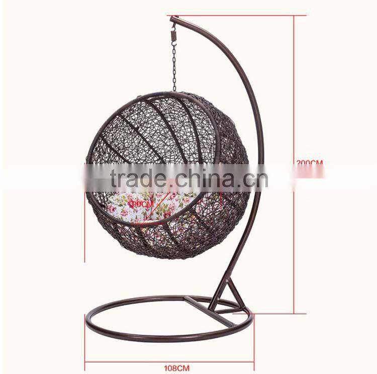 Hammock Rattan Swing Hanging Chair Suspension Seat Lounge Egg Shaped Indoor Swing Chair