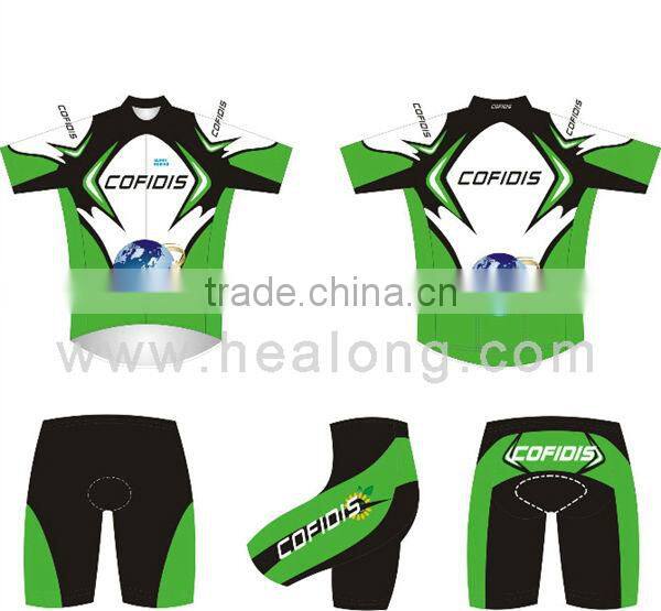 Custom Printed Bike Clothing Cool Pass Compression Jerseys
