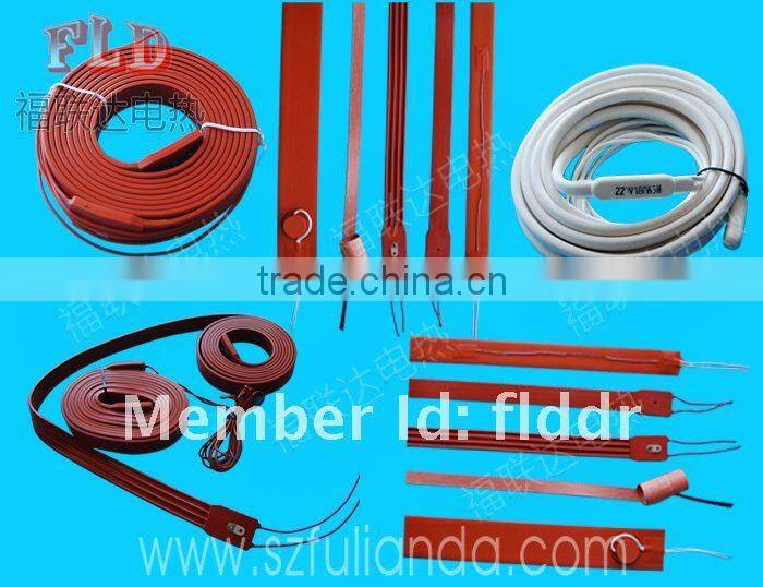 Customize 110v 115v 120v 220v 230v 240v 380v 400v silicone rubber heater hose with CE RoHS certification