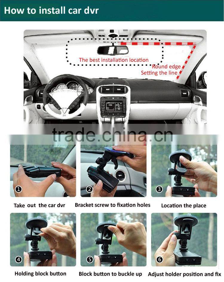 Best Sale Car Dvr With 2.5 Inch Screen Motion Detection Dash Cam 1080p Hd Car Dvr Camera