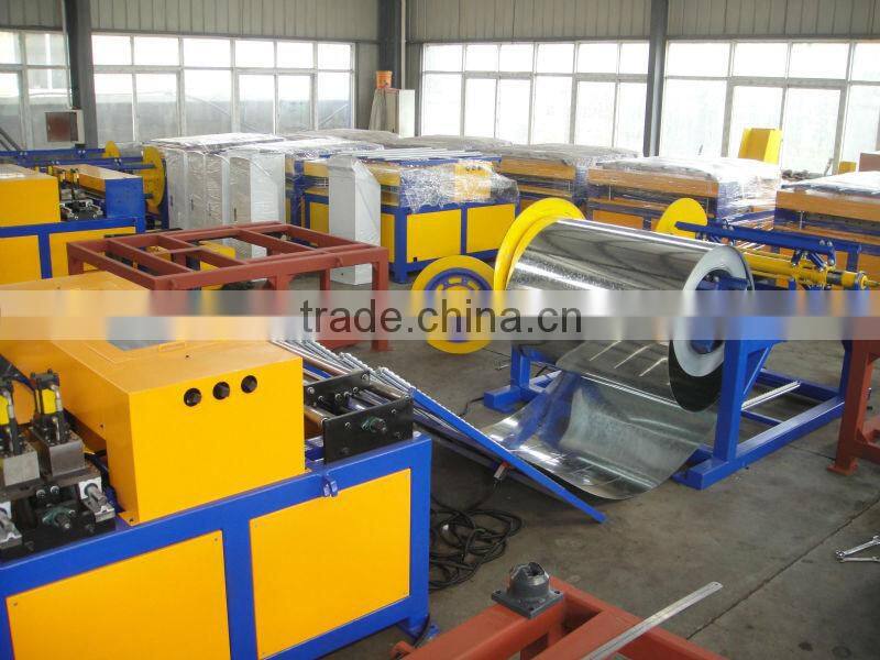 sheet metal 1.2mm auto rectangular duct production line 3