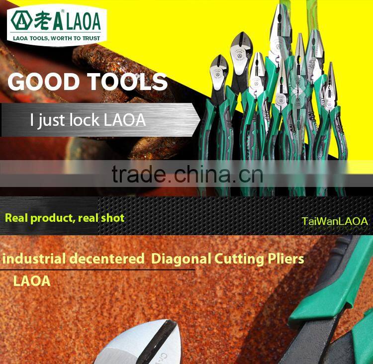 industrial European style decentered diagonal pliers