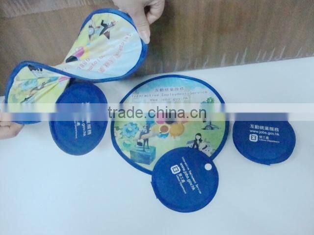 New Stylish Flying Disc Foldable Frisbee With Nylon Mini Pouch For Beach Sport Game