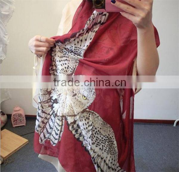 china factory original design cheap winter printed scarf